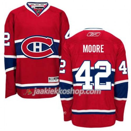 Reebok Miehille NHL Montreal Canadiens Pelipaita Dominic Moore #42 Koti Punainen