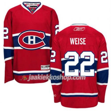 Reebok Miehille NHL Montreal Canadiens Pelipaita Dale Weise #22 Koti Punainen
