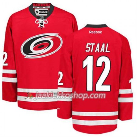 Reebok Miehille NHL Carolina Hurricanes Pelipaita Eric Staal #12 Koti Punainen