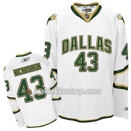 Reebok Miehille NHL Dallas Stars Pelipaita Valeri Nichushkin #43 Kolmas Valkoinen