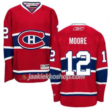 Reebok Miehille NHL Montreal Canadiens Pelipaita Dickie Moore #12 Koti Punainen
