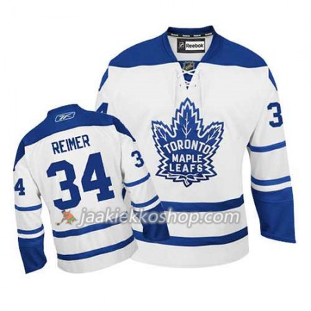 Reebok Miehille NHL Toronto Maple Leafs Pelipaita James Reimer #34 Kolmas Valkoinen