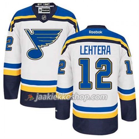 Reebok Miehille NHL St. Louis Blues Pelipaita Jori Lehtera #12 Vieras Valkoinen