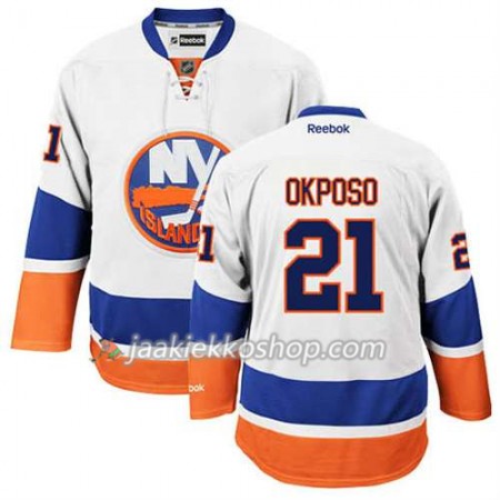 Reebok Miehille NHL New York Islanders Pelipaita Kyle Okposo #21 Vieras Valkoinen