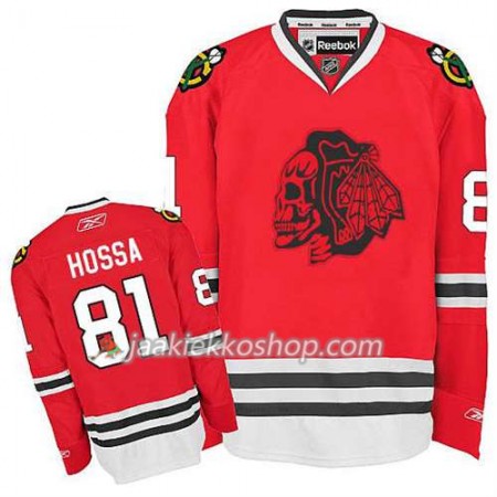 Lapsille NHL Chicago Blackhawks Pelipaita Marian Hossa #81 2014 Stadium Series Red Skull