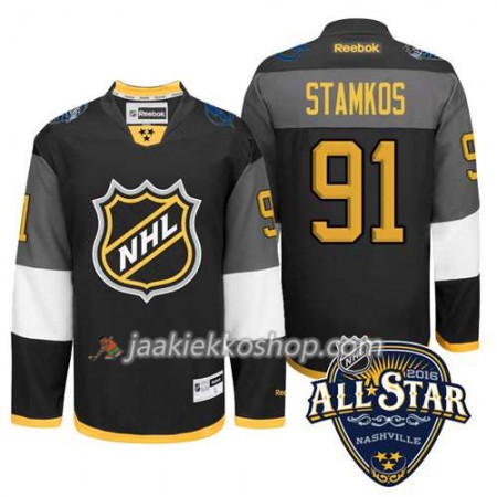 2016 All Star NHL Premier-Tampa Bay Lightning Pelipaita Steven Stamkos #91 Musta Paita