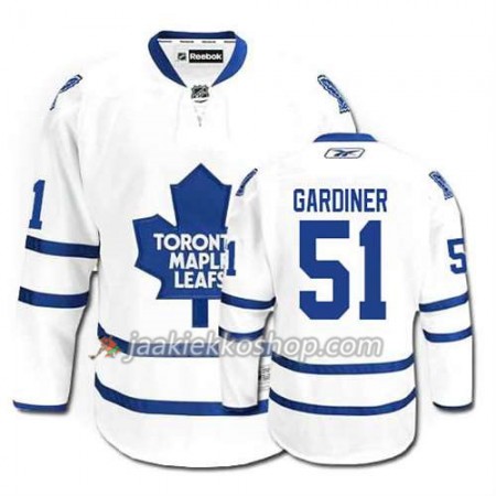 Reebok Miehille NHL Toronto Maple Leafs Pelipaita Jake Gardiner #51 Vieras Valkoinen