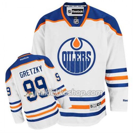 Reebok Miehille NHL Edmonton Oilers Pelipaita Wayne Gretzky #99 Vieras Valkoinen