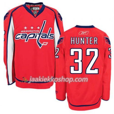 Reebok Miehille NHL Washington Capitals Pelipaita Dale Hunter #32 Koti Valkoinen