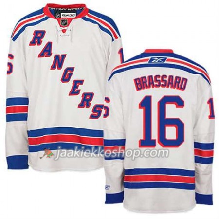 Reebok Miehille NHL New York Rangers Pelipaita Derick Brassard #16 Vieras Valkoinen
