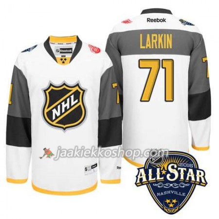 2016 All Star NHL Premier-Detroit Red Wings Pelipaita Dylan Larkin #71 Valkoinen Paita