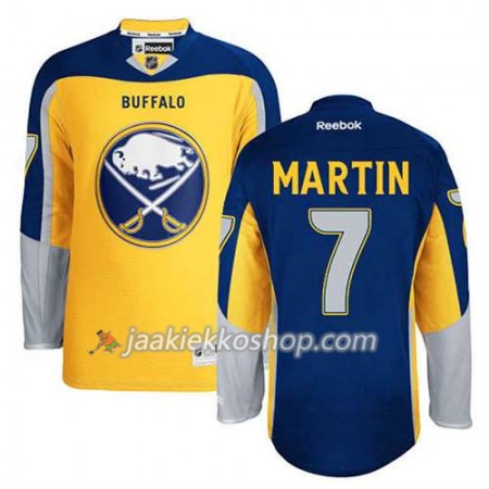 Reebok Miehille NHL Buffalo Sabres Pelipaita Rick Martin #7 Uusi Kolmas Kulta