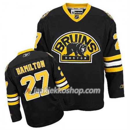 Reebok Miehille NHL Boston Bruins Pelipaita Dougie Hamilton #27 Kolmas Musta
