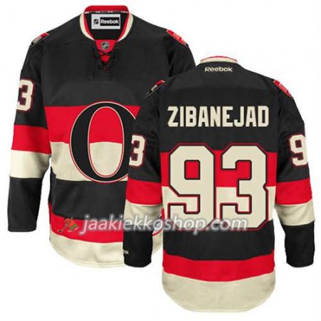 Reebok Miehille NHL Ottawa Senators Pelipaita Mika Zibanejad #93 Uusi Kolmas Musta