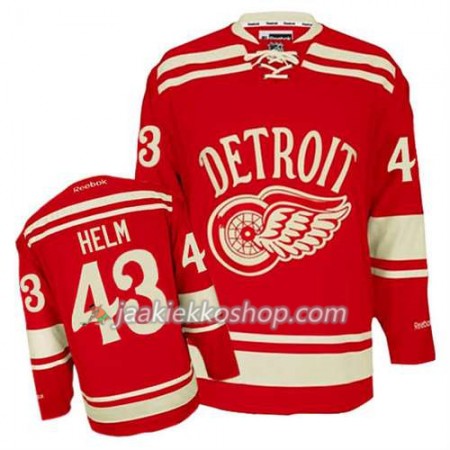 Reebok Miehille NHL Detroit Red Wings Pelipaita Darren Helm #43 2014 Winter Classic Punainen