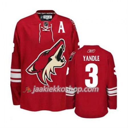 Reebok Miehille NHL Phoenix Coyotes Keith Yandle 3 Burgundy Punainen Koti