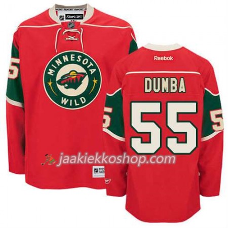 Reebok Miehille NHL Minnesota Wild Pelipaita Matt Dumba #55 Koti Punainen