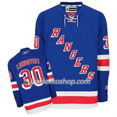 Reebok Miehille NHL New York Rangers Pelipaita Henrik Lundqvist #30 Koti Sininen