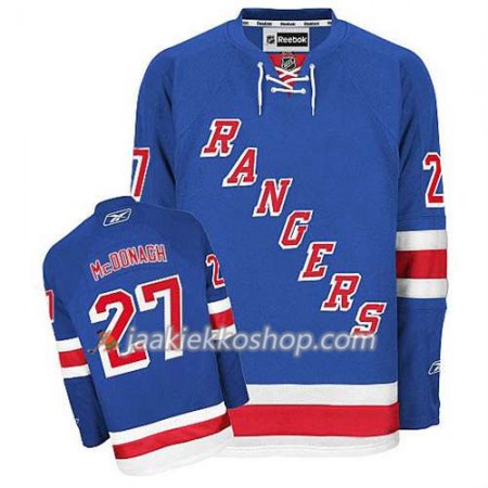 Reebok Miehille NHL New York Rangers Pelipaita Ryan McDonagh #27 Koti Sininen
