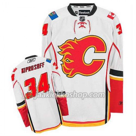 Reebok Miehille NHL Calgary Flames Pelipaita Miikka Kiprusoff #34 Vieras Punainen