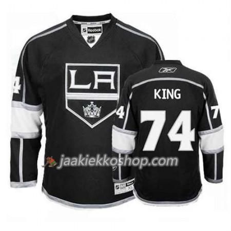 Reebok Miehille NHL Los Angeles Kings Pelipaita Dwight King #74 Koti Musta