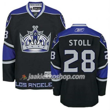 Reebok Miehille NHL Los Angeles Kings Pelipaita Jarret Stoll #28 Kolmas Musta