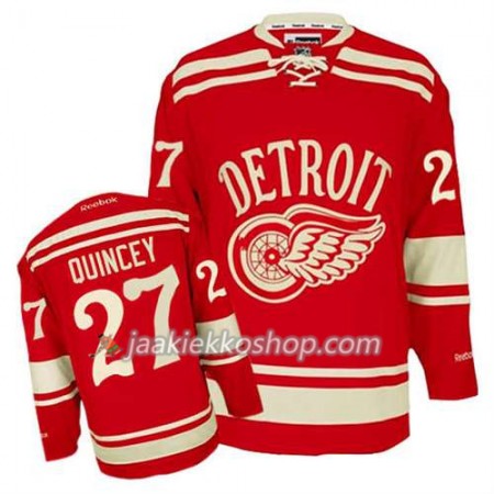 Reebok Miehille NHL Detroit Red Wings Pelipaita Kyle Quincey #27 2014 Winter Classic Punainen