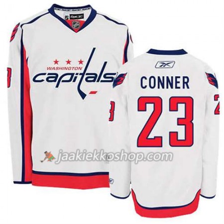 Reebok Miehille NHL Washington Capitals Pelipaita Chris Conner #23 Vieras Valkoinen