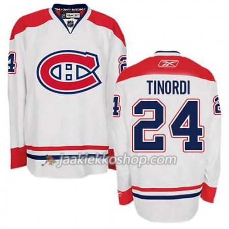 Reebok Miehille NHL Montreal Canadiens Pelipaita Jarred Tinordi #24 Vieras Valkoinen