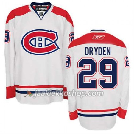 Reebok Miehille NHL Montreal Canadiens Pelipaita Ken Dryden #29 Vieras Valkoinen
