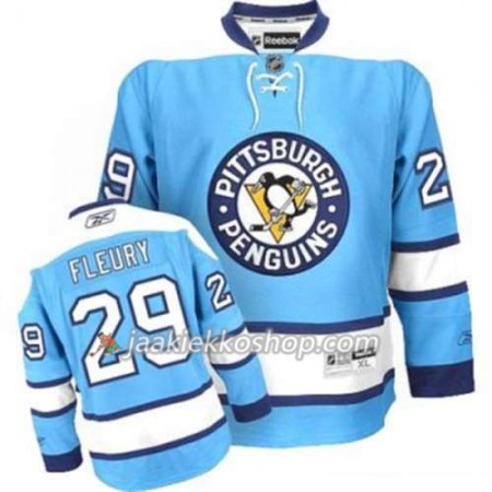 Reebok Miehille NHL Pittsburgh Penguins Pelipaita Marc-Andre Fleury 29 Sininen Kolmas