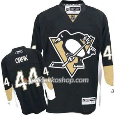 Reebok Miehille NHL Pittsburgh Penguins Pelipaita Brooks Orpik 44 Musta Koti