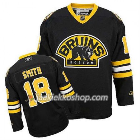 Reebok Miehille NHL Boston Bruins Pelipaita Reilly Smith #18 Kolmas Musta Reebok Miehille NHL Boston Bruins Pelipaita Reilly Smith #18 Kolmas Musta