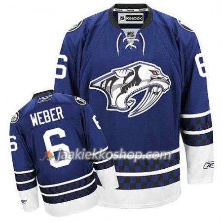 Reebok Miehille NHL Nashville Predators Pelipaita Shea Weber #6 Kolmas Sininen