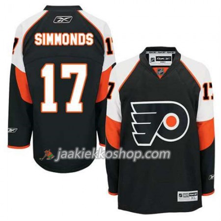 Reebok Miehille NHL Philadelphia Flyers Pelipaita Wayne Simmonds #17 Kolmas Musta