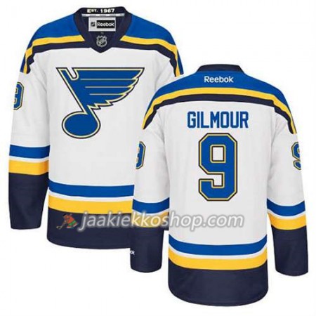Reebok Miehille NHL St. Louis Blues Pelipaita Doug Gilmour #9 Vieras Valkoinen