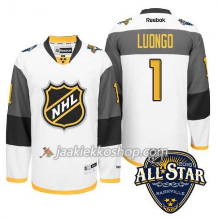 2016 All Star NHL Premier-Florida Panthers Pelipaita Roberto Luongo #1 Valkoinen Paita