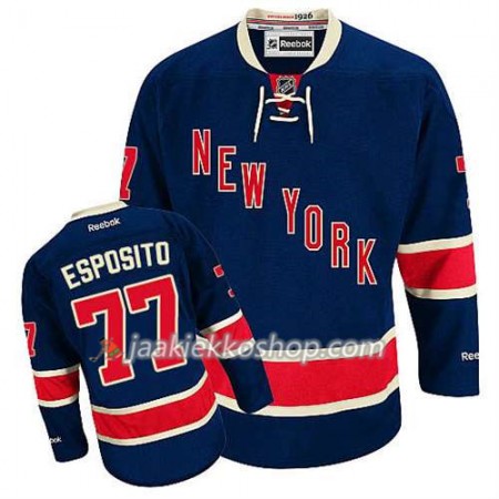 Reebok Miehille NHL New York Rangers Pelipaita Phil Esposito #77 Kolmas Sininen