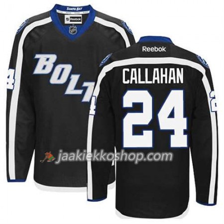 Reebok Miehille NHL Tampa Bay Lightning Pelipaita Ryan Callahan #24 Kolmas Musta