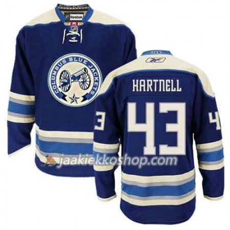 Reebok Miehille NHL Columbus Blue Jackets Pelipaita Scott Hartnell #43 Kolmas Sininen