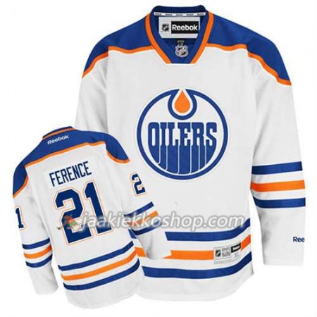 Reebok Miehille NHL Edmonton Oilers Pelipaita Andrew Ference #21 Vieras Valkoinen