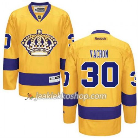 Reebok Miehille NHL Los Angeles Kings Pelipaita Rogie Vachon #30 Kolmas Kulta
