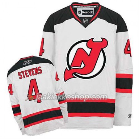 Reebok Miehille NHL New Jersey Devils Pelipaita Scott Stevens #4 Vieras Valkoinen