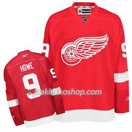 Reebok Miehille NHL Detroit Red Wings Pelipaita Gordie Howe #9 Koti Punainen