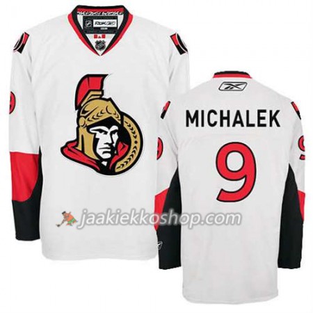 Reebok Miehille NHL Ottawa Senators Pelipaita Milan Michalek #9 Vieras Valkoinen