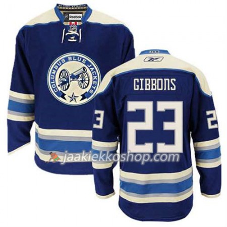 Reebok Miehille NHL Columbus Blue Jackets Pelipaita Brian Gibbons #23 Kolmas Sininen