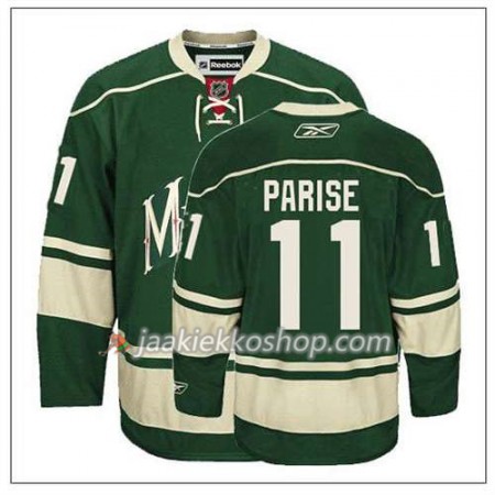 Reebok Miehille NHL  Minnesota Wild Pelipaita Zach Parise #11 Kolmas Vihreä