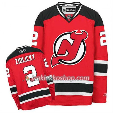Reebok Miehille NHL New Jersey Devils Pelipaita Marek Zidlicky #2 Koti Punainen