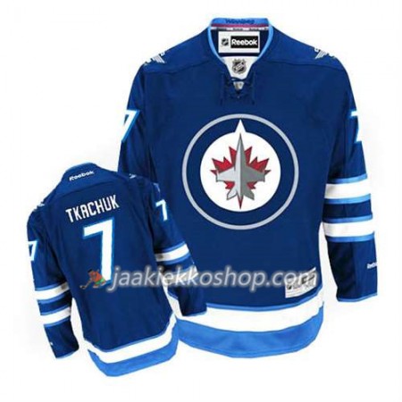 Reebok Miehille NHL Winnipeg Jets Pelipaita Keith Tkachuk #7 Koti Sininen