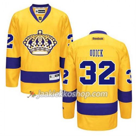 Reebok Miehille NHL Los Angeles Kings Pelipaita Jonathan Quick #32 Kolmas Kulta